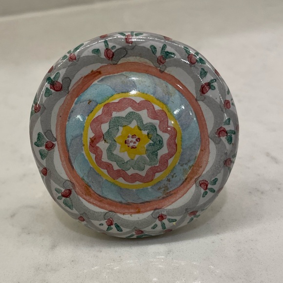 MacKenzie-Childs Other - MacKenzie-Childs Vintage Stoke Gabriel Ceramic Knob/Drawer Pull